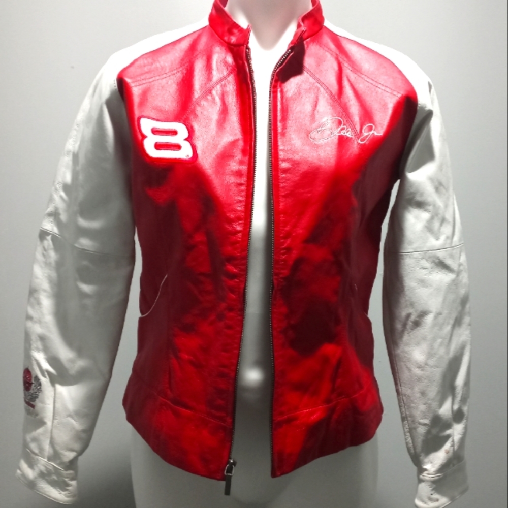 Vintage Dale Earnhardt Jr. Leather Nascar Jacket